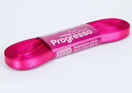FITA DE CETIM PINK N1