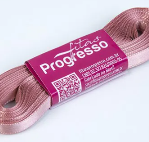 FITA DE CETIM ROSA VELHO