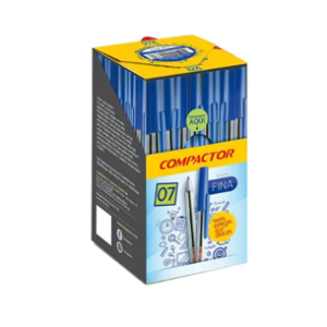 CANETA ESFER. 0.7 AZUL - COMPACTOR