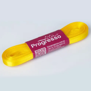 FITA DE CETIM AMARELO GEMA N1 C/1UN