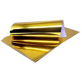 PAPEL LAMINADO OURO pt 40un