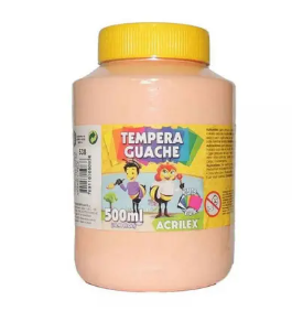 TINTA GUACHE 500ML PELE