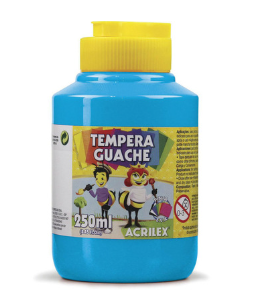 guache escolar acrilex 250ml tinta branca para escolas acrilex guache atóxica material didático tinta guache melhor guache para sala de aula tinta guache para educação guache de alta cobertura 250ml
