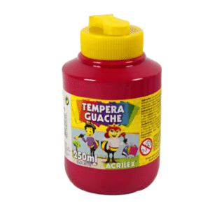 guache escolar acrilex 250ml tinta branca para escolas acrilex guache atóxica material didático tinta guache melhor guache para sala de aula tinta guache para educação guache de alta cobertura 250ml