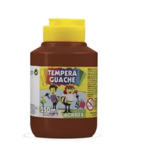 guache escolar acrilex 250ml tinta branca para escolas acrilex guache atóxica material didático tinta guache melhor guache para sala de aula tinta guache para educação guache de alta cobertura 250ml